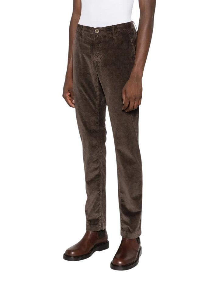 Jacob Cohen Men sportieve broek heren bruin SLIM FIT BOBBY