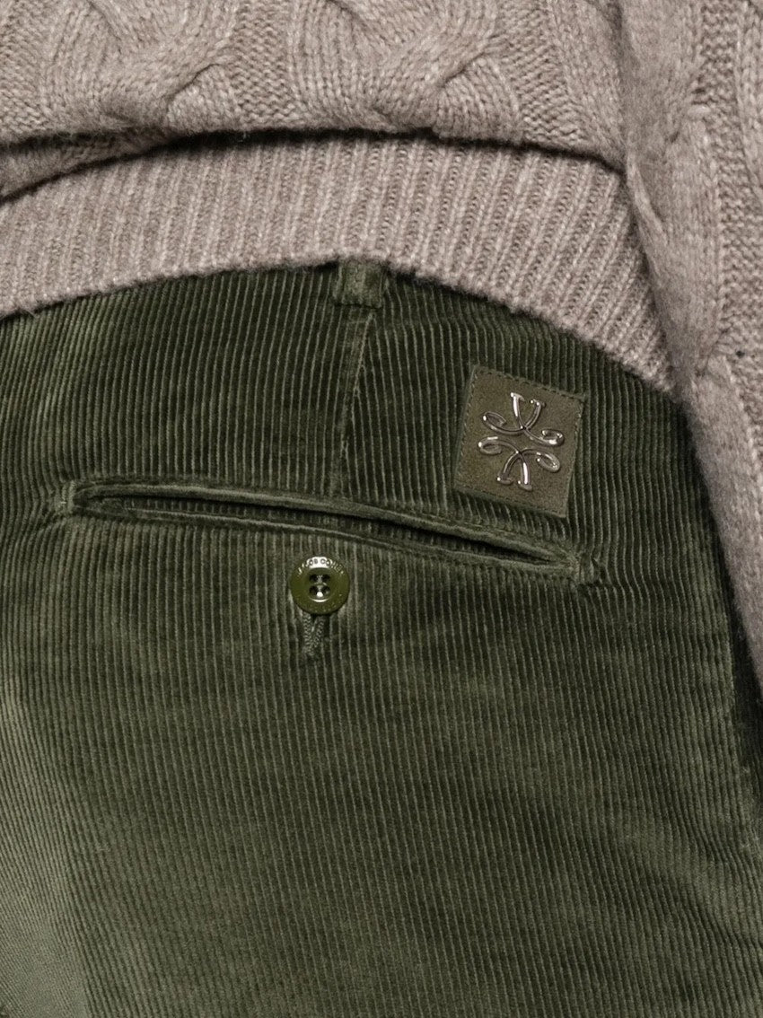 Jacob Cohen Men sportieve broek heren groen SLIM FIT BOBBY JUM_P0001 001 S3653 TR R40
