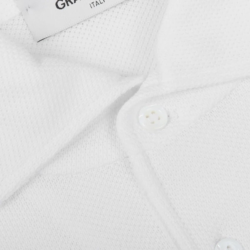 Gran Sasso Men polo shirt korte mouwen heren wit 57114/20678/002