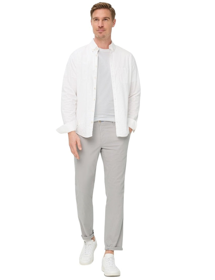 Brax Men sportieve broek heren grijs Fabio in 07-3222/07