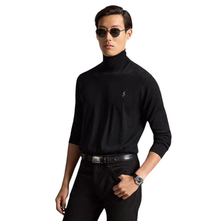 polo-ralph-lauren-homme-pull-col roulé-homme-noir-710946145002