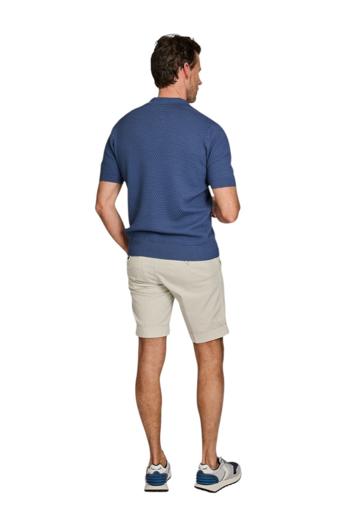 Gran Sasso Men polo shirt korte mouwen heren blauw 58186/18162 584AC