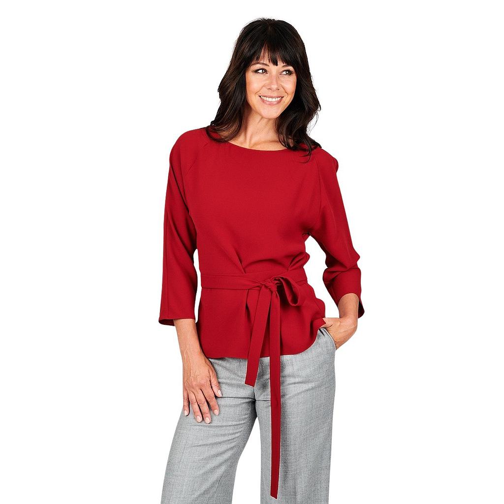 natan-collection-blouse-dames-donker-rood