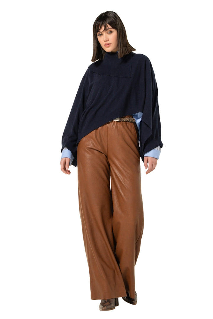 Caroline Biss poncho dames blauw 4214/21