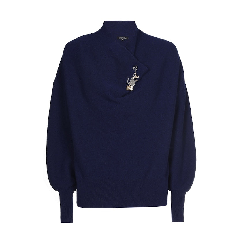 Caroline Biss pull trui dames marine 4233/22