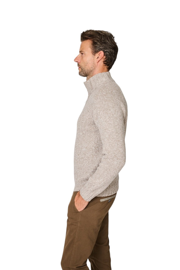 Gran Sasso Men pull trui heren taupe 10194/25713 970