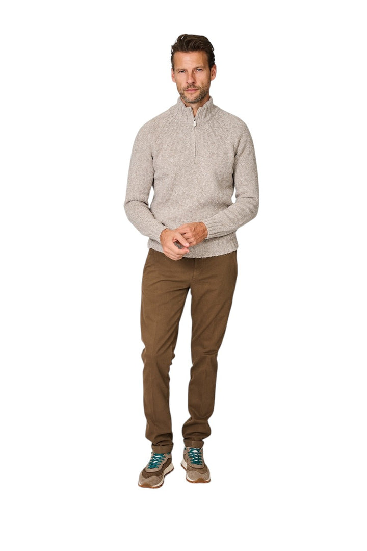 Gran Sasso Men pull trui heren taupe 10194/25713 970