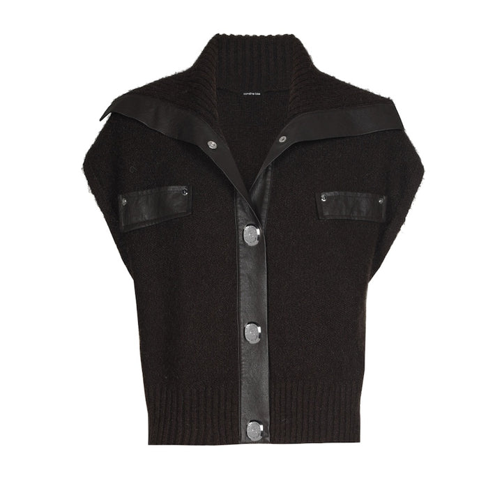Caroline Biss cardigan debardeur dames bruin 4223/30