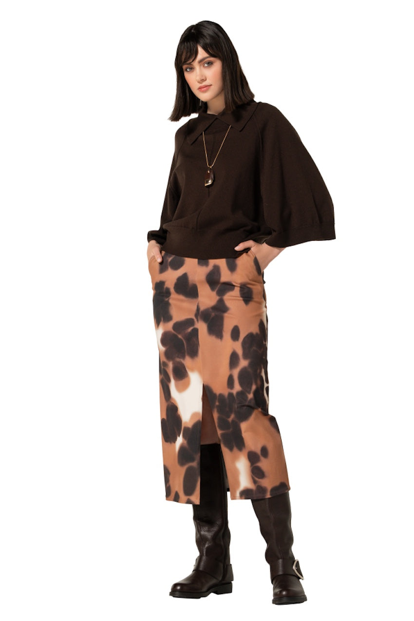 Caroline Biss pull trui dames bruin 4249/30