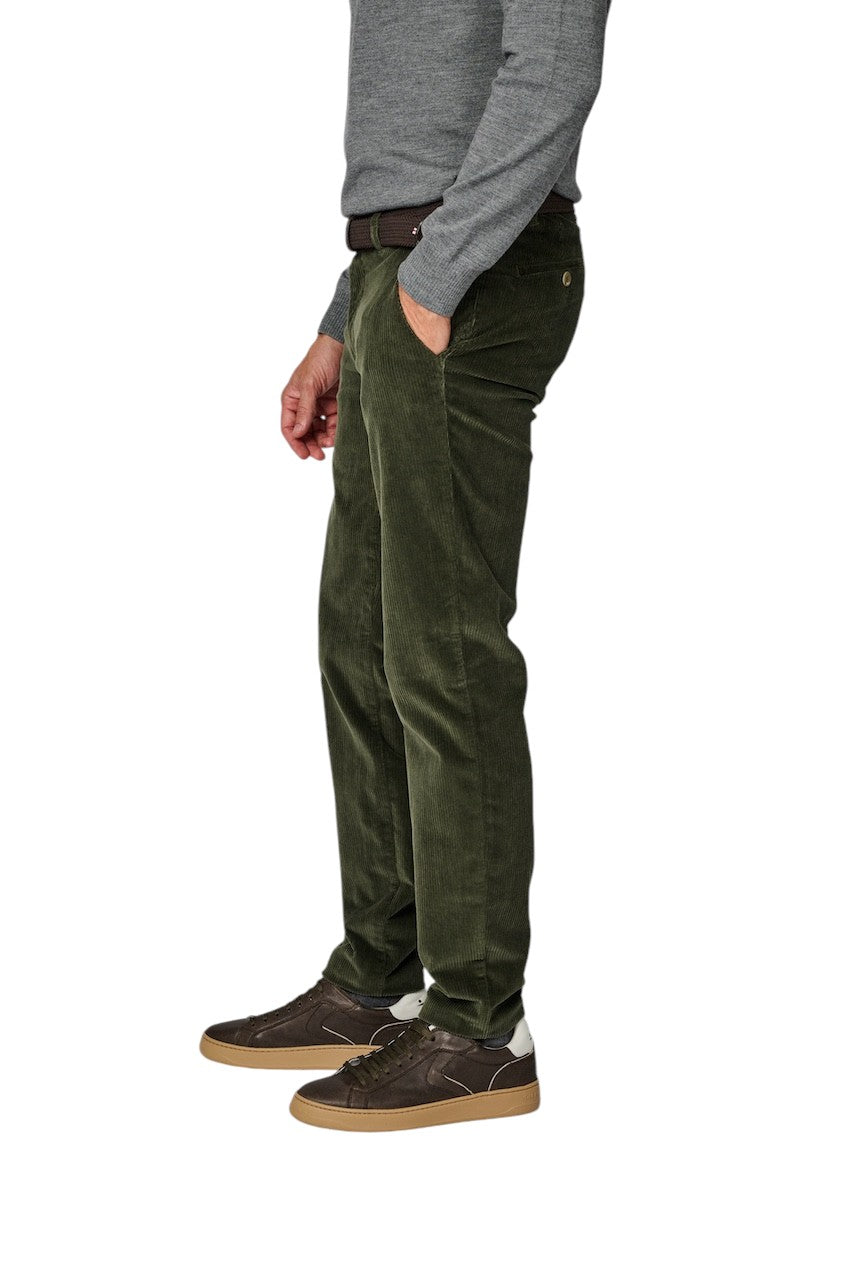 Brax Men sportieve broek heren olijf 87-3438/32 PHIL DX