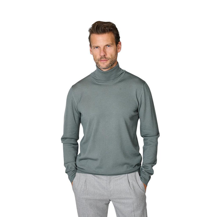 Gran-Sasso-Herren-Pullover-Rollkragen-Herren-oliv