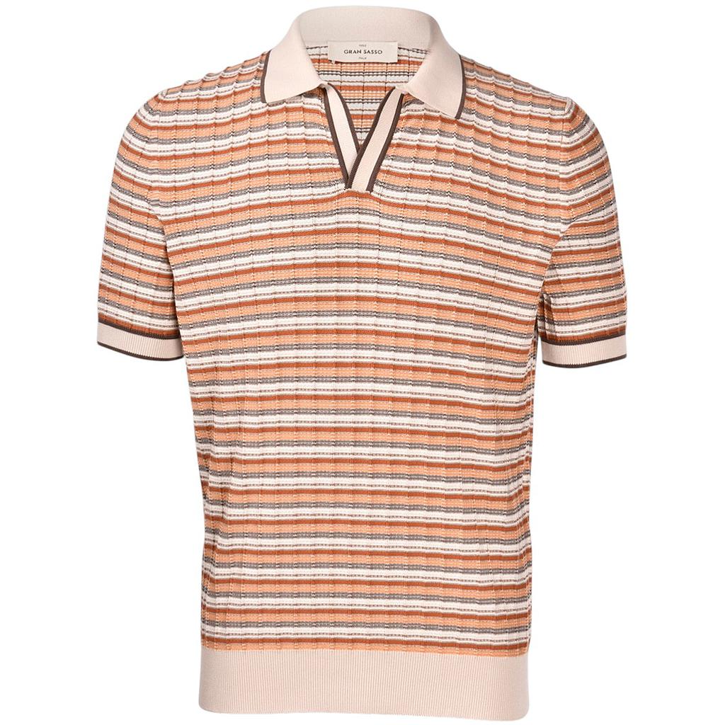 gran-sasso-men-polo-shirt-korte-mouwen-heren-multi