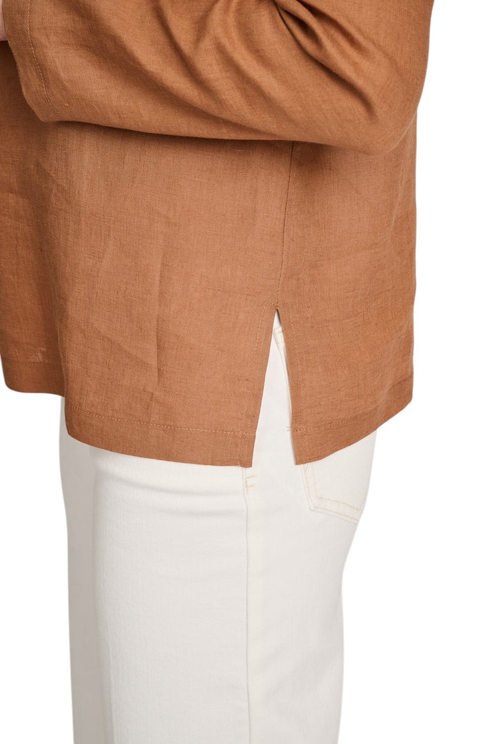 Gran Sasso Femmes Chemisier dames marron 61232/50000 167