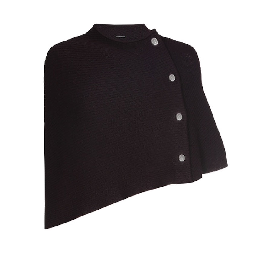 Caroline Biss poncho dames paars 4260/53