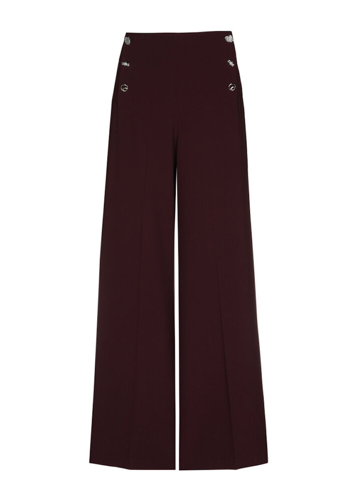 Caroline Biss broek dames bordeaux 4573/54