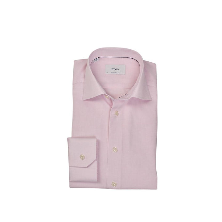 eton-camisa-mangas-largas-hombre-rosa-contemporánea