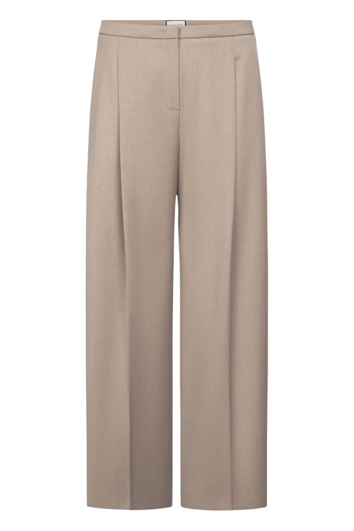 Seductive broek dames taupe 095332/6957 349 LOUELLA