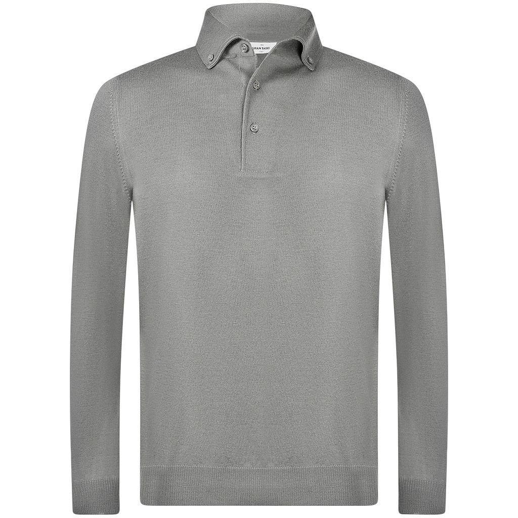 gran-sasso-men-polo-shirt-lange-mouwen-heren-groen