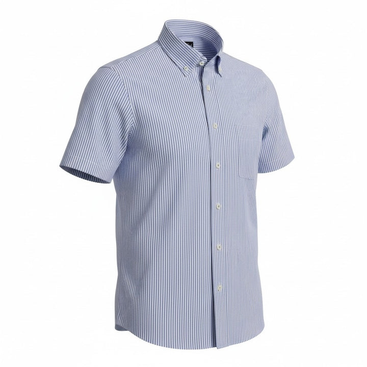 Van Laack Uomini camicia {{55508} uomo blu Roy