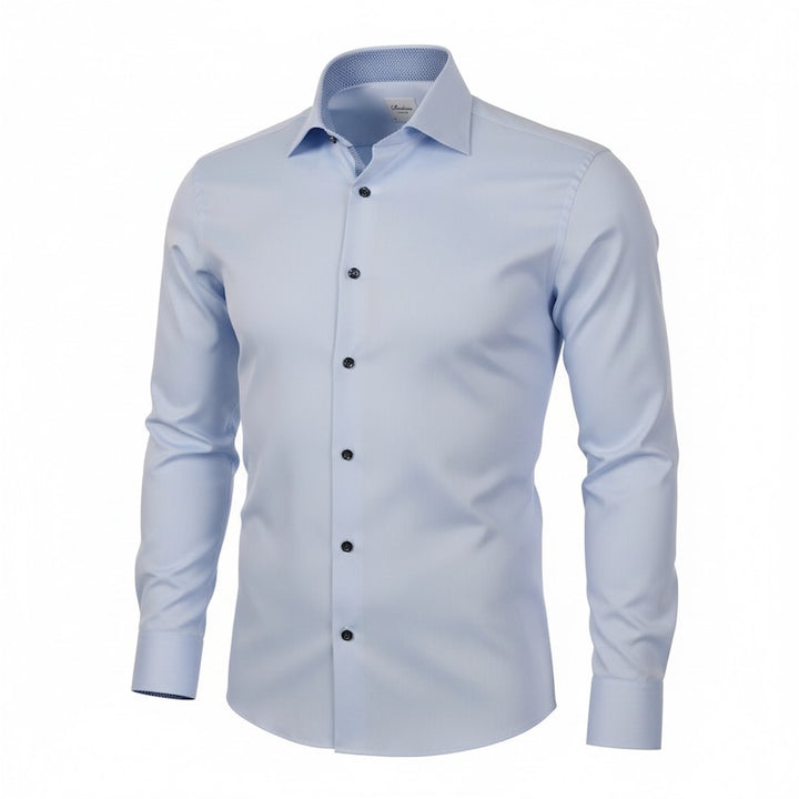 Stenstroms Uomini camicia {{55514} uomo blu chiaro Regular