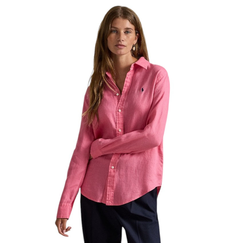 polo-ralph-lauren-women-blouse-lange-mouwen-dames-roze-classic-fit