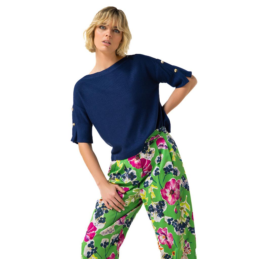 caroline-biss-pull-trui-dames-blauw-1210-22