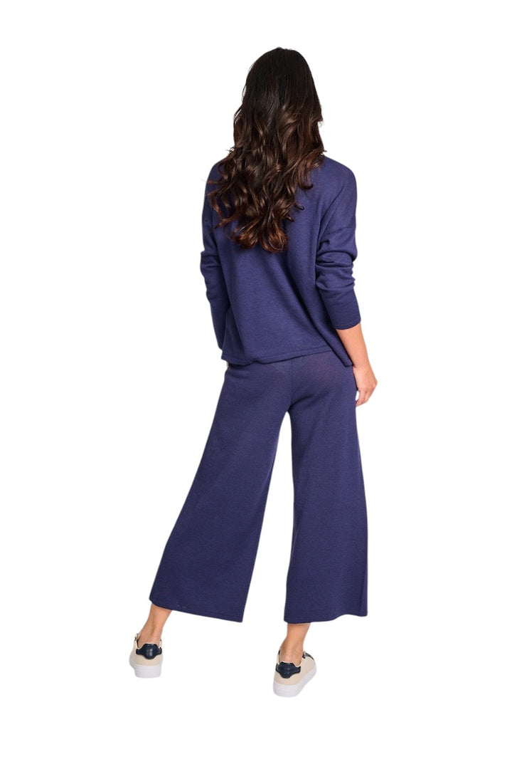 Anneclaire Weste Damen blau