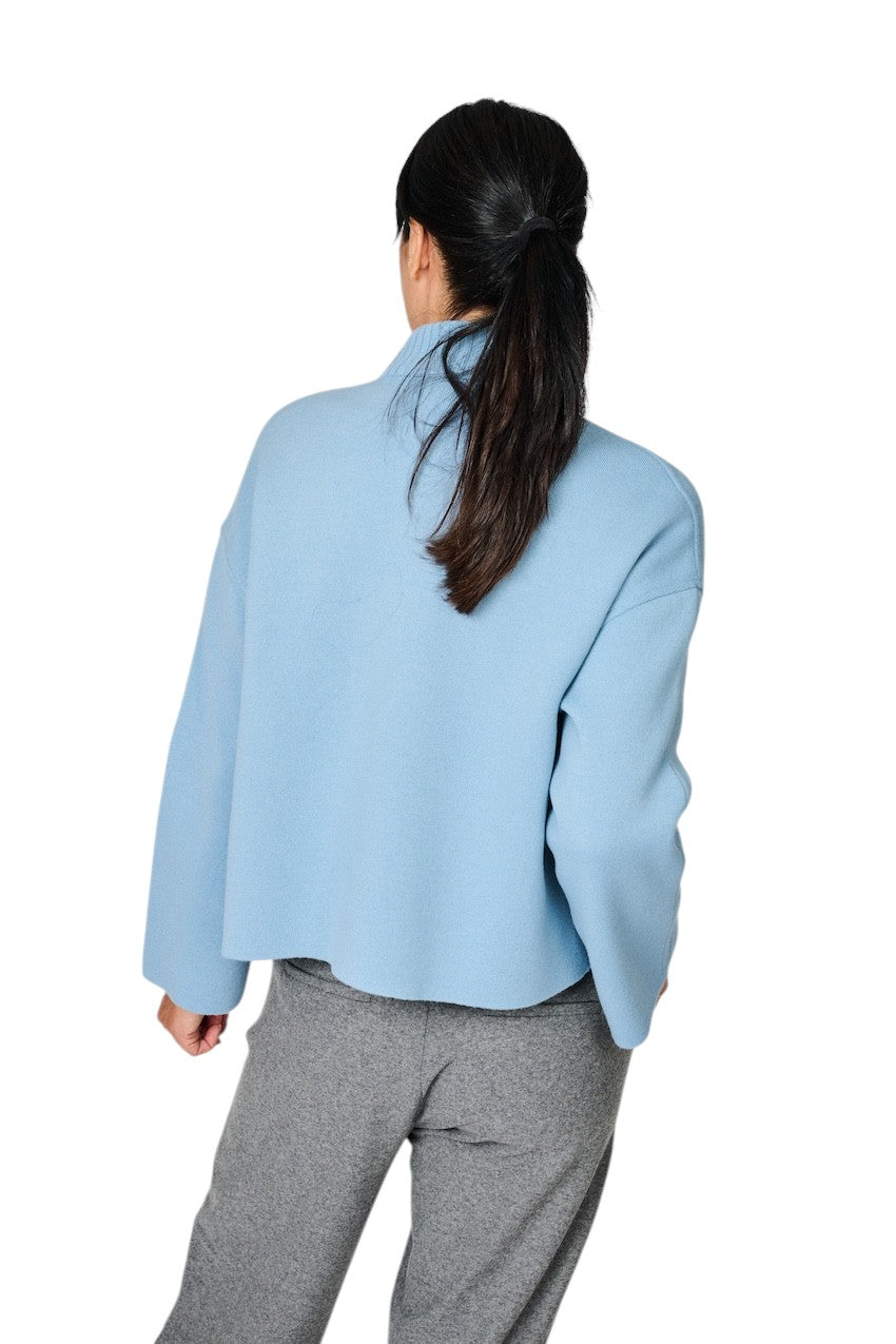 Anneclaire gilet da donna colore del cielo D1825 607 657
