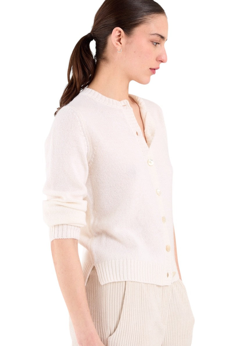 Anneclaire gilet dames ecru D1785 428 201
