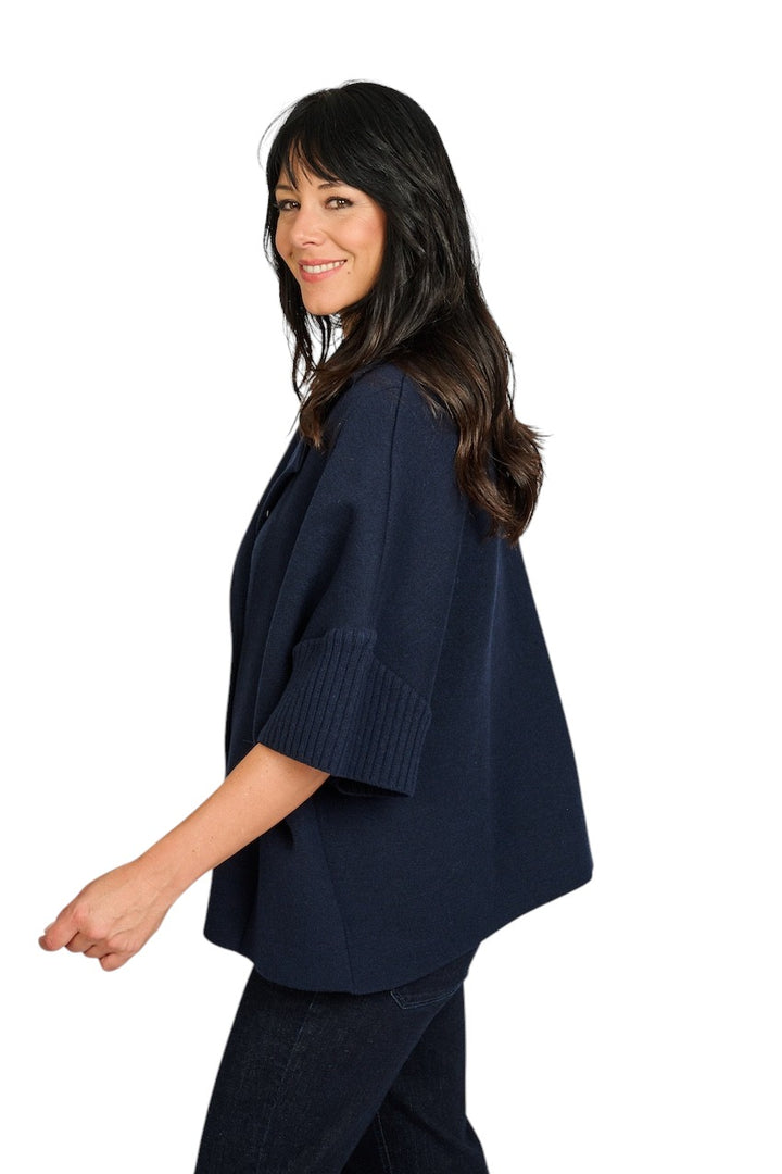 Anneclaire gilet marine D1274 607 296