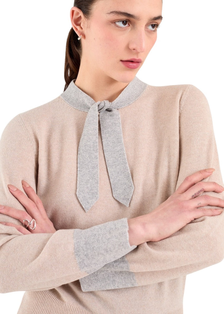 Anneclaire pull trui dames beige D1869 857 733