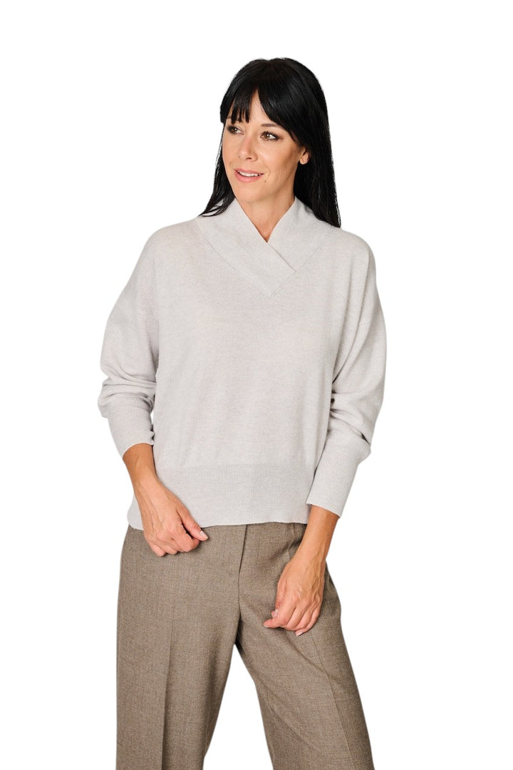 Anneclaire pull trui dames grijs D1844 857 265