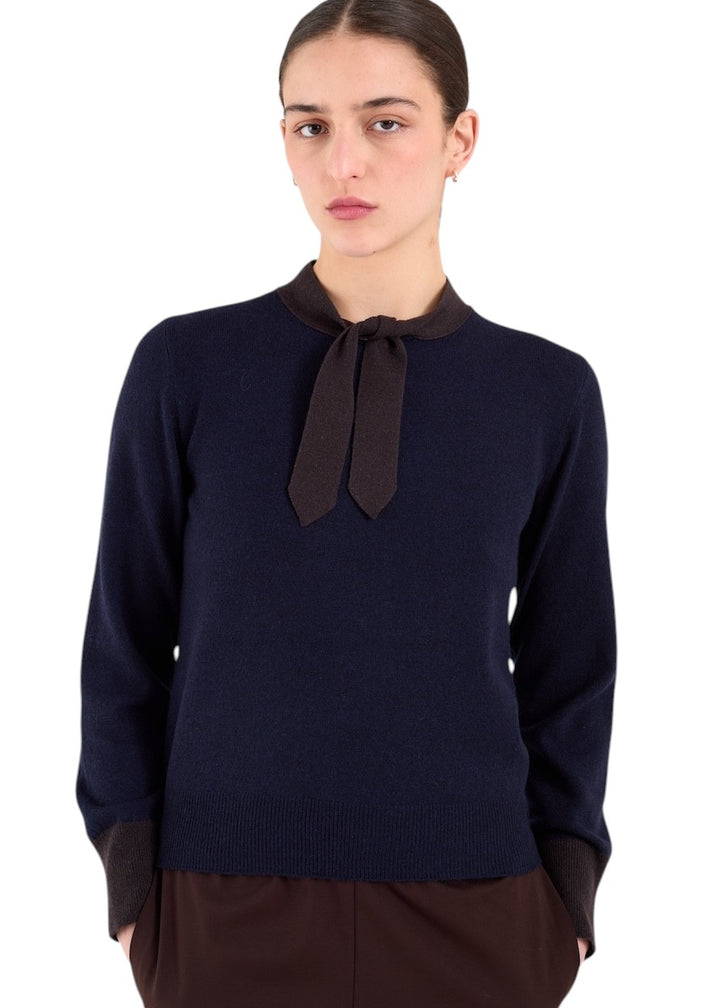 Anneclaire pull trui dames marine D1869 857 732