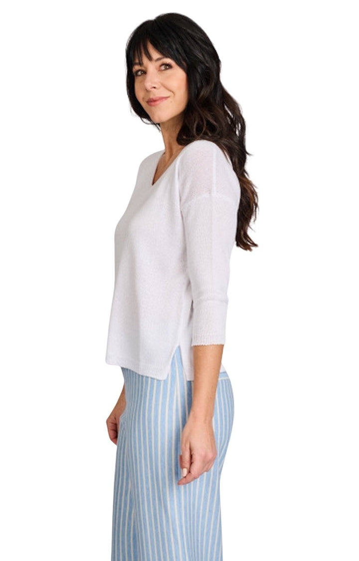 Anneclaire pull trui dames wit D1042 775 201