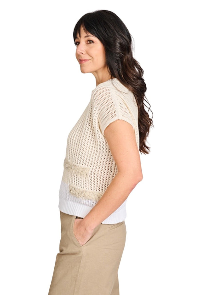 Anneclaire top ladies ecru D1113 1611 430