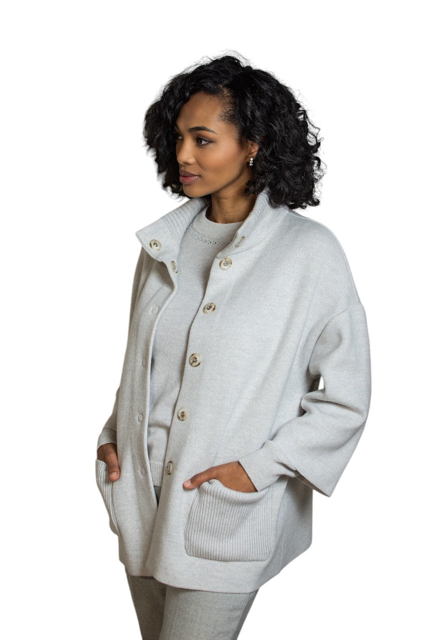 Anneclaire vest dames grijs D1267 607 294.