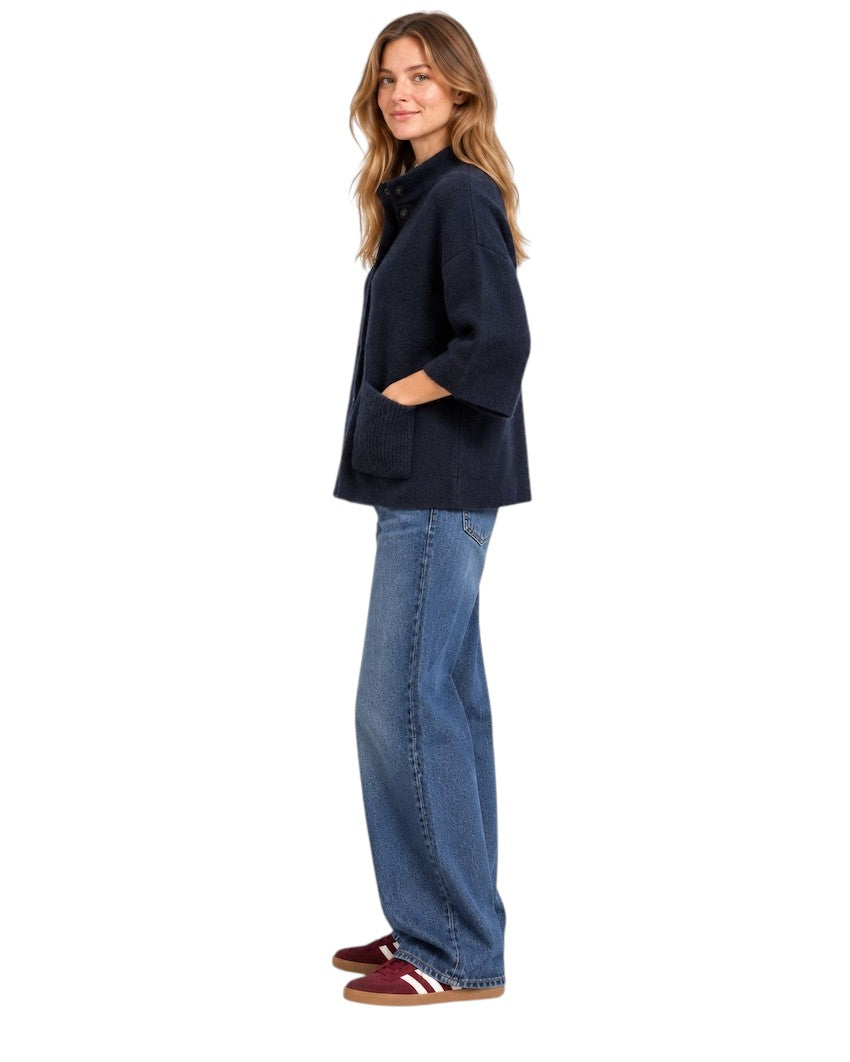 Anneclaire vest dames marine D1892 1200 761