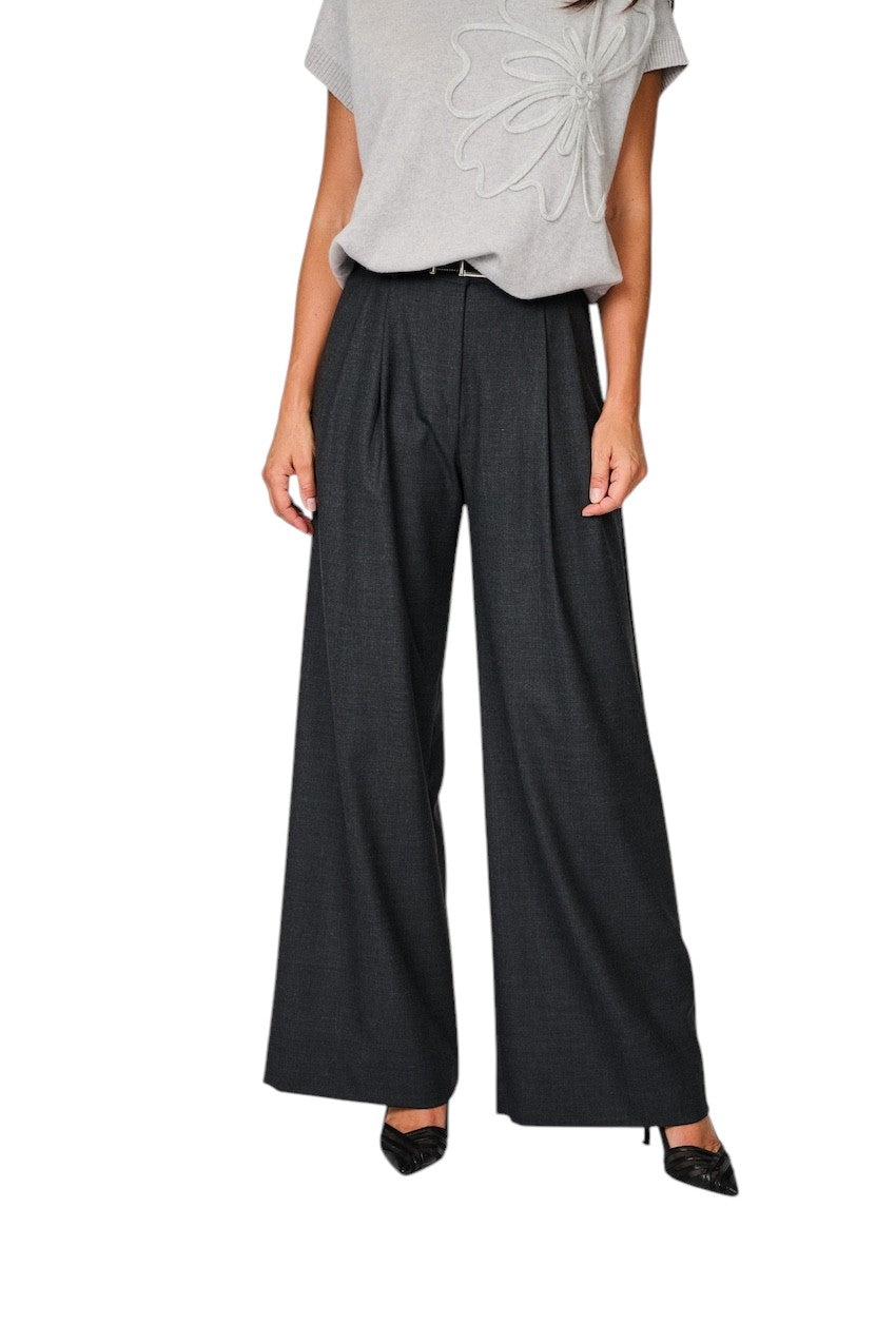 Antonelli broek dames anthraciet Tulipano