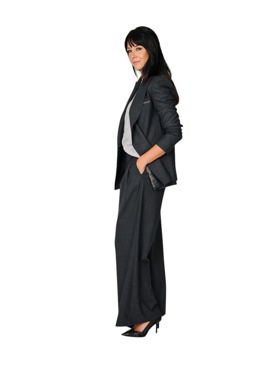 Antonelli broek dames anthraciet Tulipano