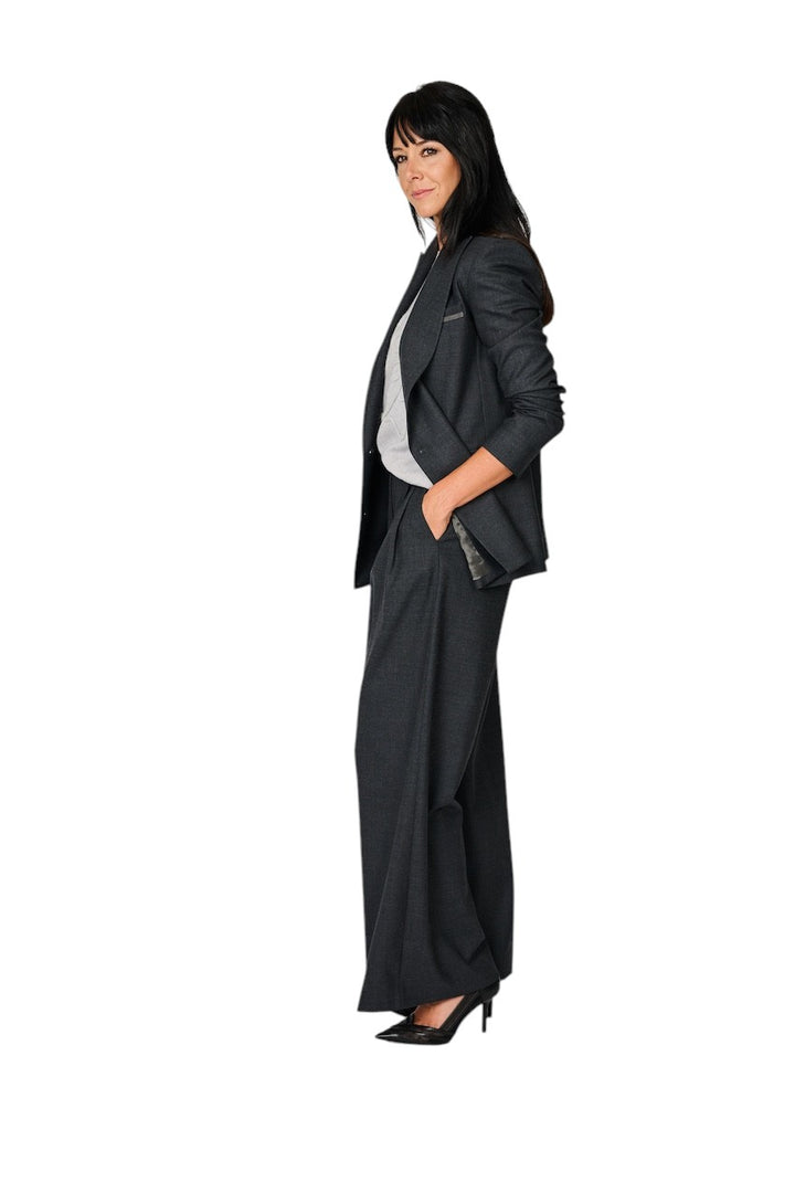 Antonelli broek dames anthraciet Tulipano