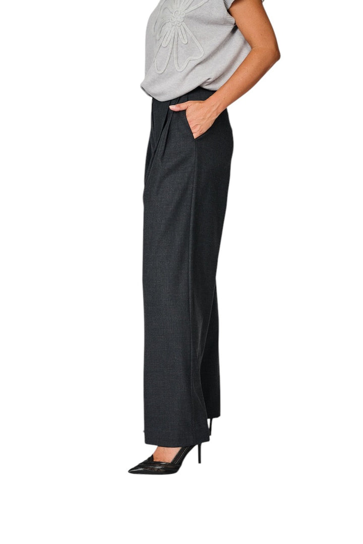 Antonelli broek dames anthraciet Tulipano