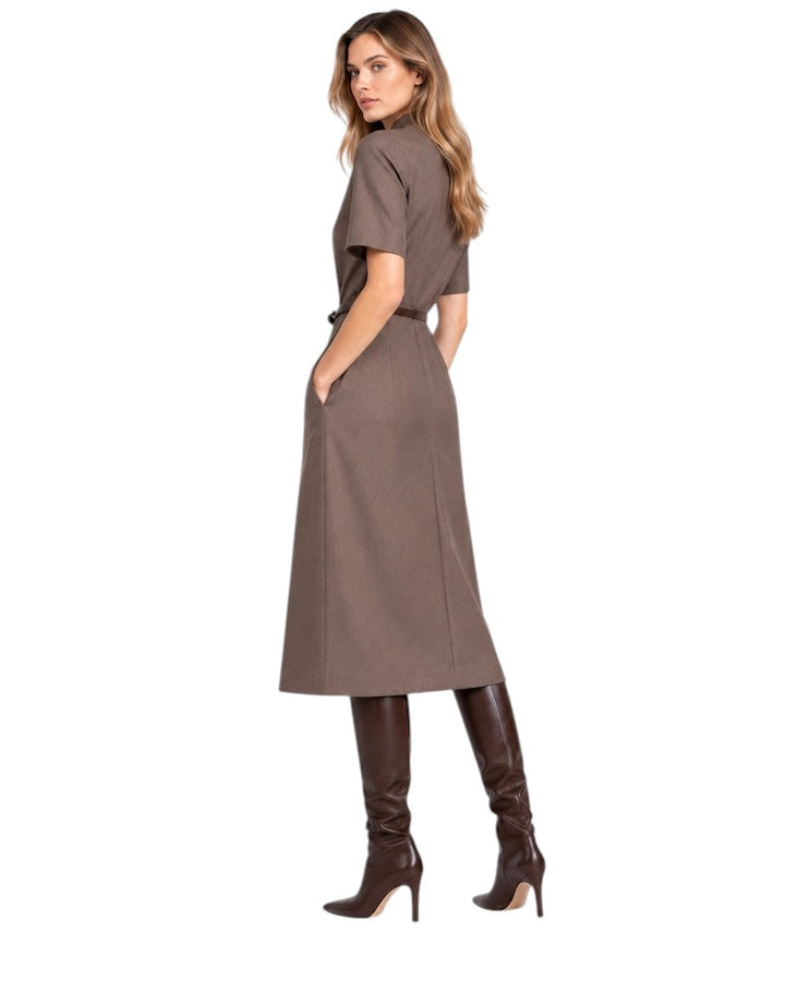 Antonelli kleedje dames bruin Manet R6178 240 833D