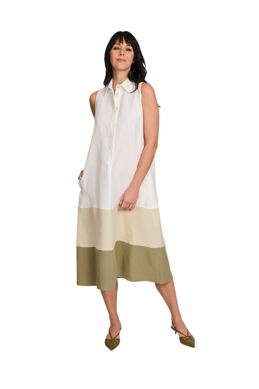 Antonelli kleedje dames wit Q6558 4096 013