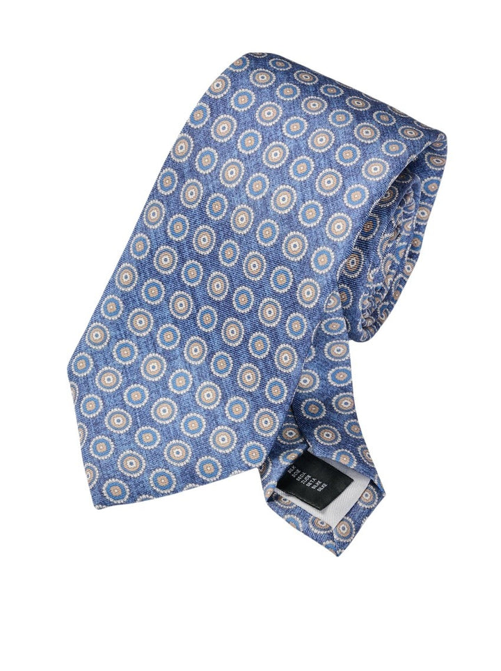 Ascot tie men's blue