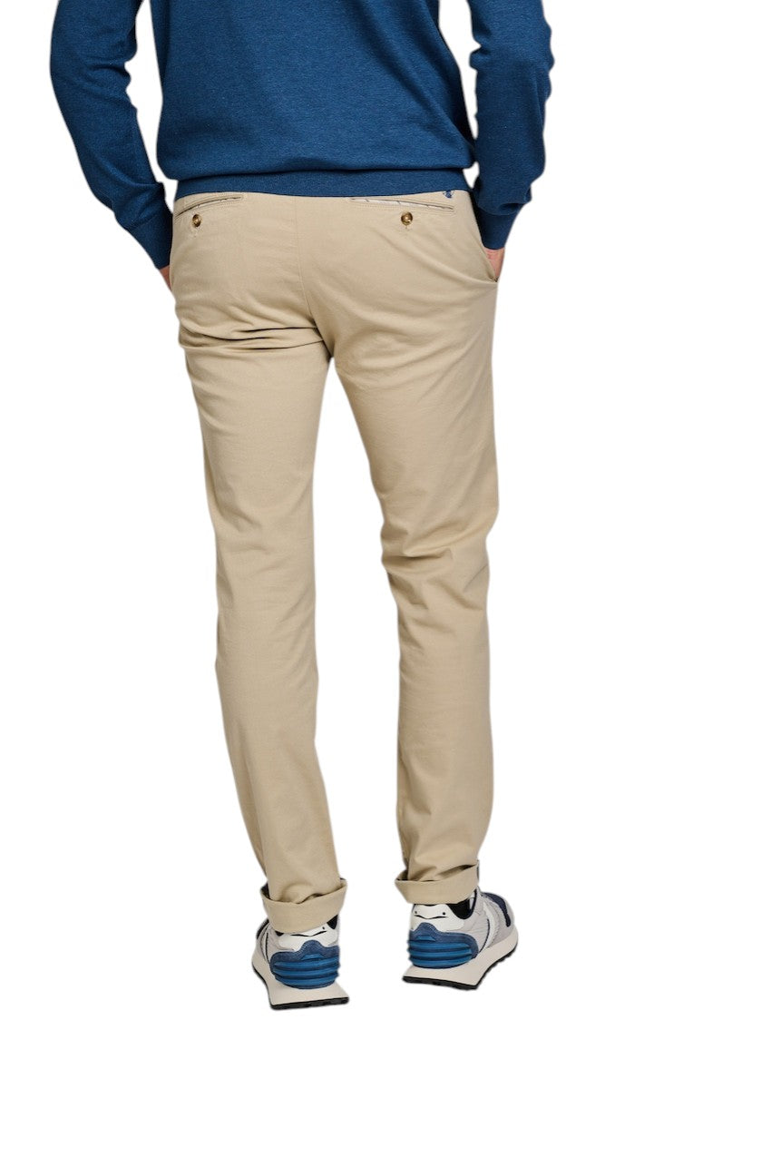 Atelier Noterman sportieve broek heren beige ATN05-A82-1589-735