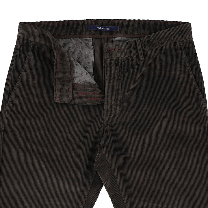 Atelier Noterman sportieve broek heren donker bruin ATN05-A86-2052-840