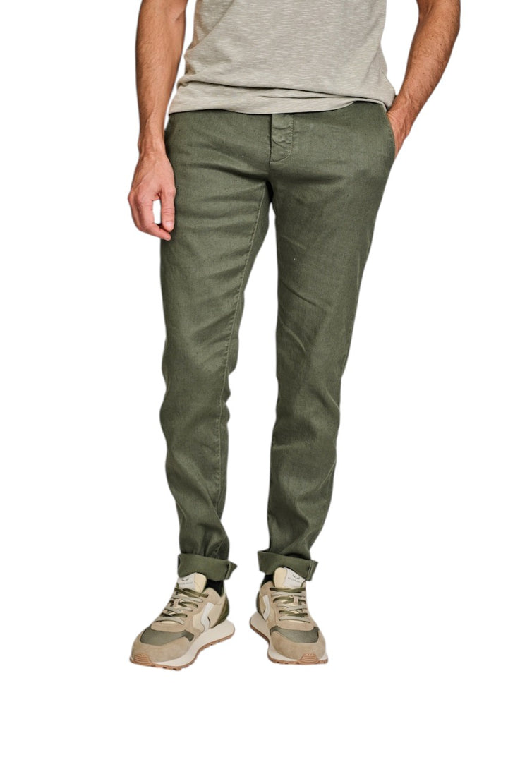 Atelier Noterman sportieve broek heren groen ATN05-A84-1762-348