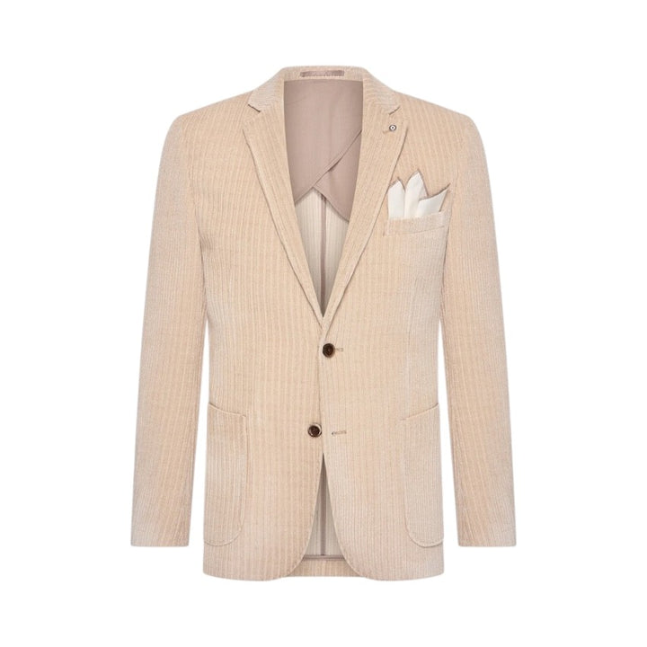 Blue Industry vest heren beige JBIW26-M14