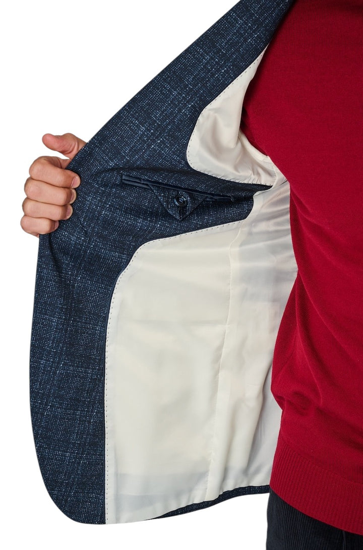 Blue Industry vest men navy