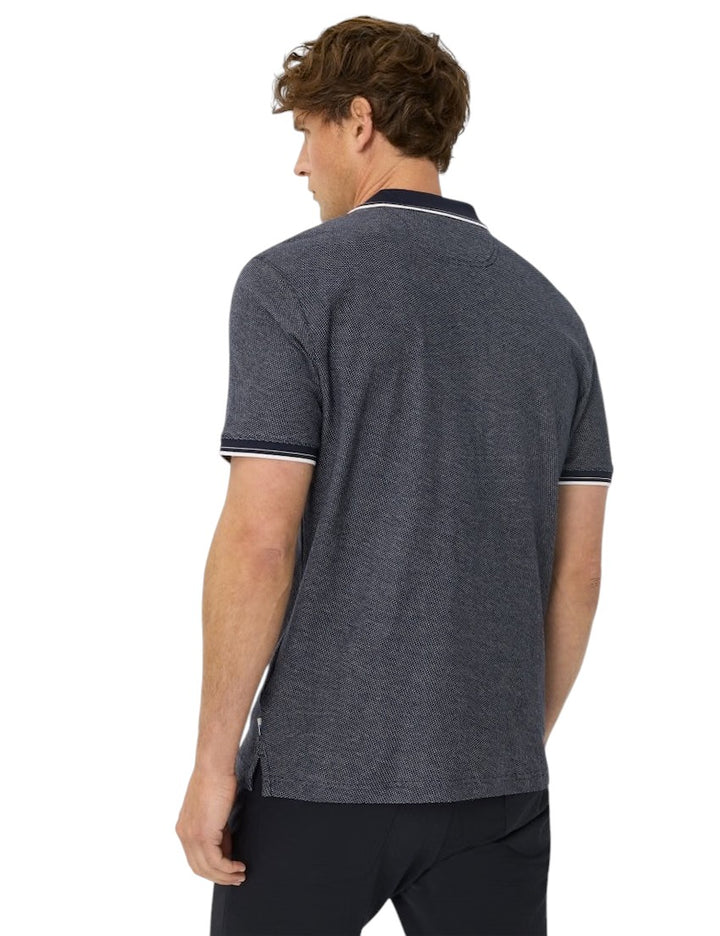 Brax Hombres camiseta polo mangas cortas Patrick azul marino para hombre